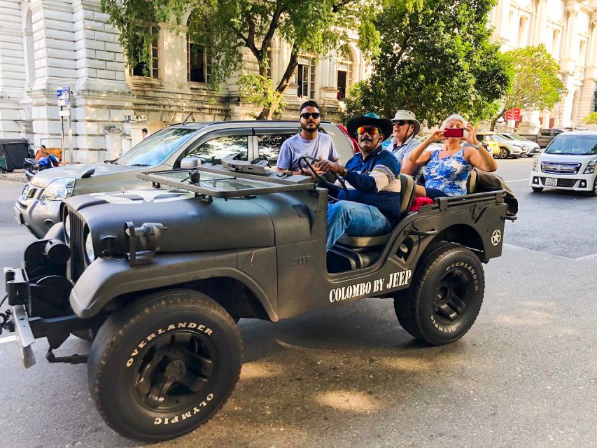 Colombo: City by World War Jeep Private Tour - Ending at Galle Face Green