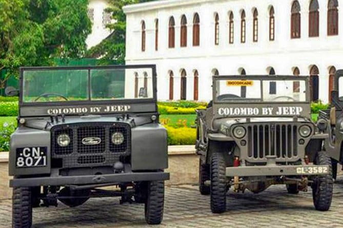 Colombo City Tour by War Jeep from Colombo Seaport - Slave Island and Gangarama Seema Malakaya