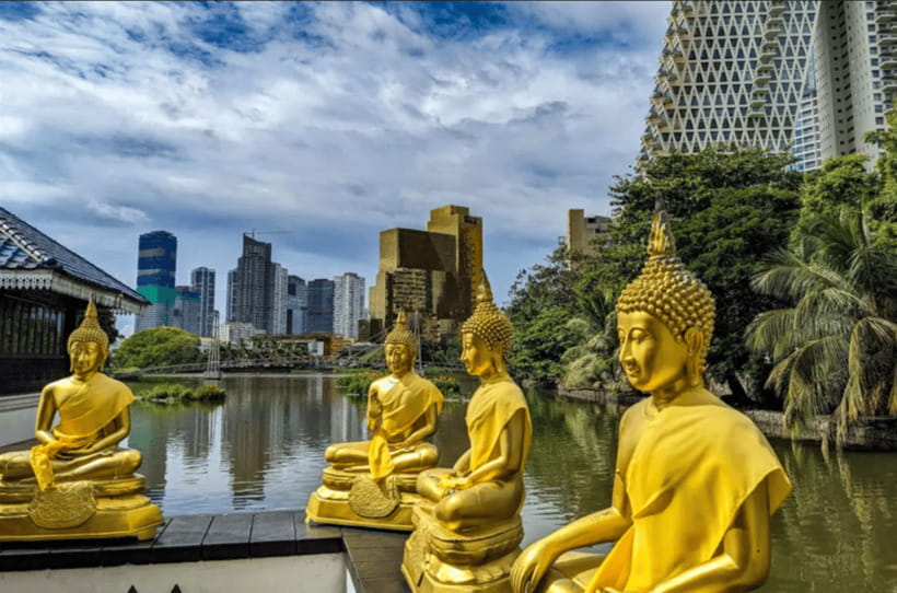 Colombo City Tour with Entry Tickets & Hotel Pickup - One Galle Face Mall: a modern contrast