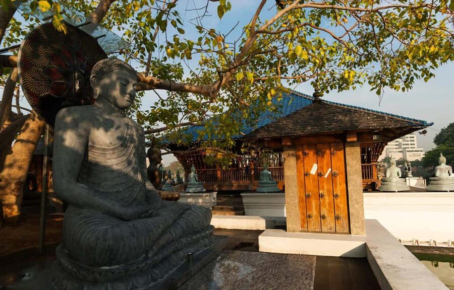 Colombo: Half-Day Spiritual Journey with Hotel Pickup - Finishing above the harbor road at Sambodhi Chaithya