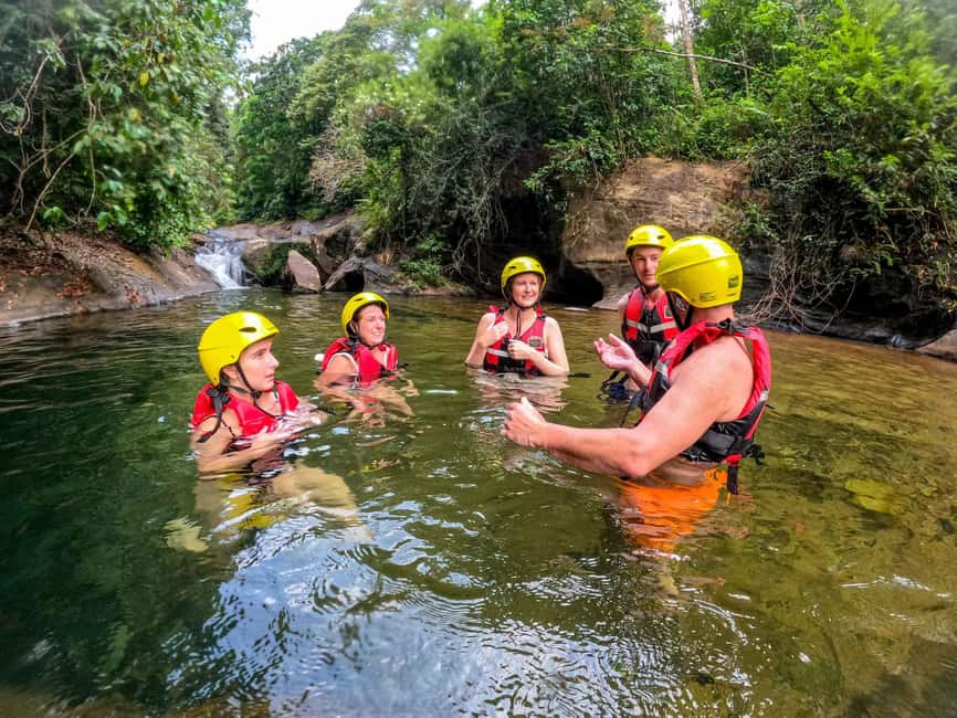 Colombo: Kitulgala White Water Rafting & Canyoning Tour - Canyoning through waterfalls and rock sections