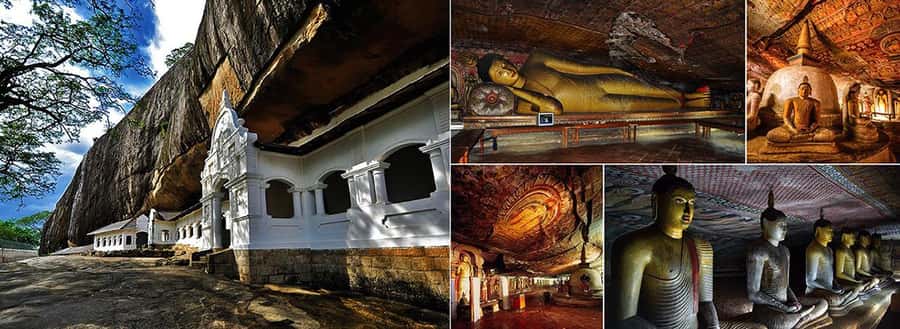 Colombo: Sigiriya Rock Fortress & Dambulla Cave Temple Tour - A quieter visit inside Dambulla’s five caves