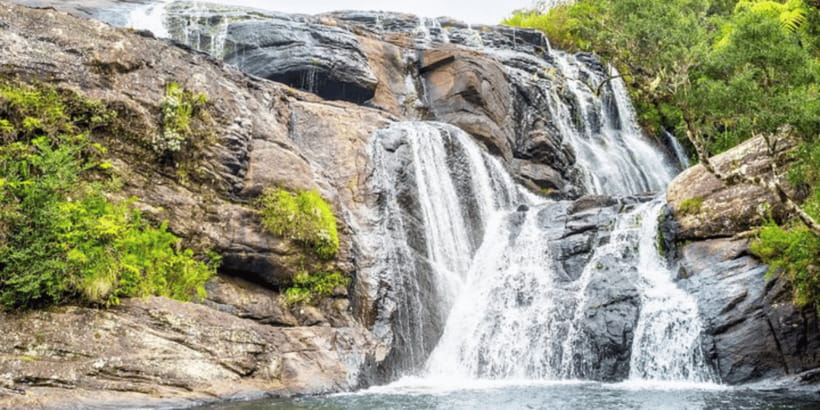 Comprehensive Excursion: Horton Plains and Pedro Tea Factory - Baker Falls adds a welcome pause