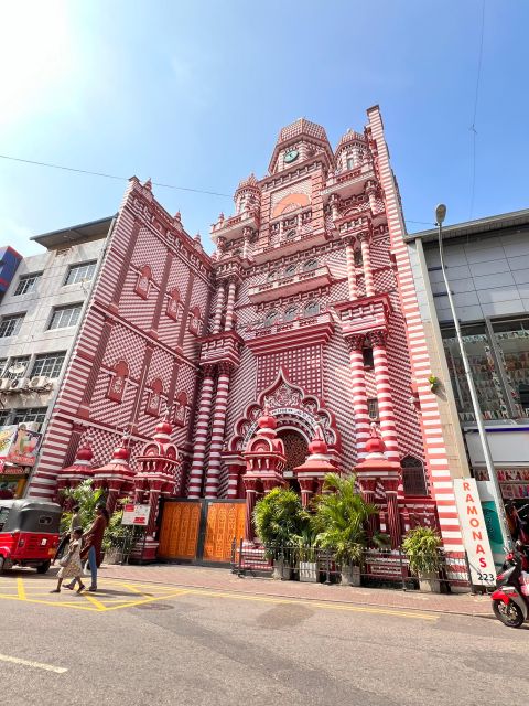 Cycling Through Colombo - Old Town Hall And The Red-and-White Mosque