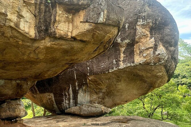 Delve Into Ancient Anuradhapura with Optional Visit to Mihintale - The stone institutions around Abhayagiri