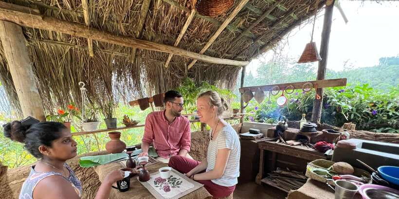 Ella Cook With Sadamali - The outdoor kitchen and hill views