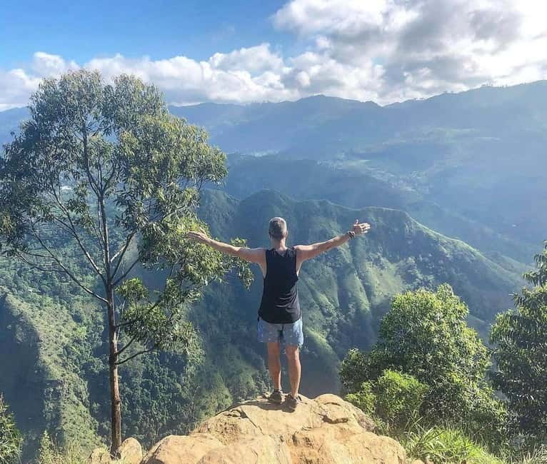 Ella: Ella Rock, 9 Arch, Little Adams Peak, & Waterfall Tour - Kithalella View Point and quiet hill views