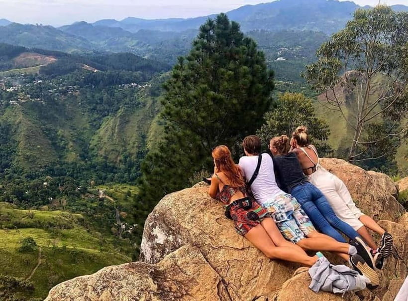 Ella: Ella Rock, 9 Arch, Little Adams Peak, & Waterfall Tour - Nine Arch Bridge on foot