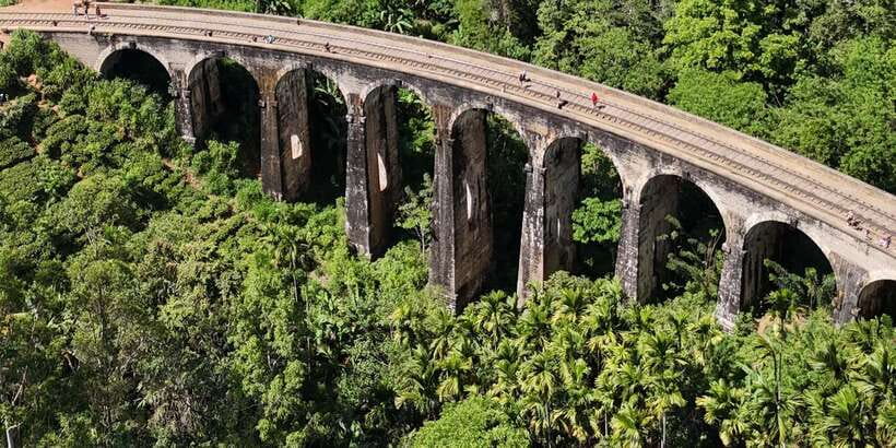 Ella: Little Adam's Peak, Nine Arches Bridge & Waterfalls - Ravana Waterfall: dramatic, quick, and roadside