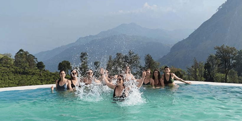 Ella Ravana Pool Club Dip & Dine+2 Free Cocktails!+Zipline - Two hours beside the heated pool
