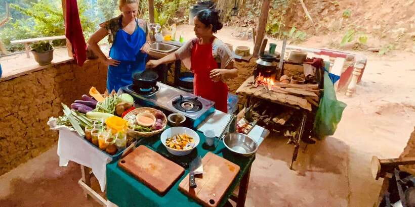 Ella: Sri Lankan Cooking Class with Neranji at Homestay - Sit down to eat what you made