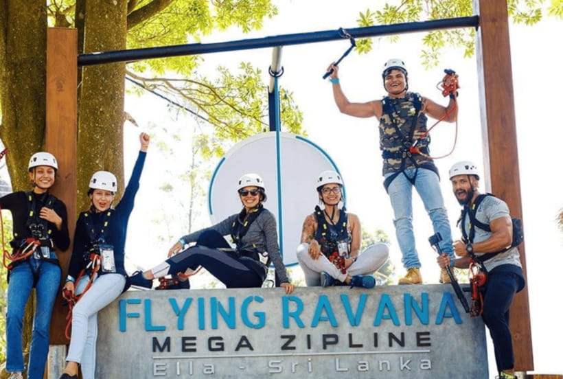 Ella: Zipline Adventure with Mini Adam's Peak Views - The safety briefing and harness setup