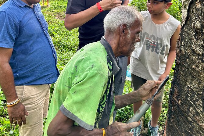 Explore Bentota Village: Guided Tuk Tuk Safari - Coconut rope, rubber milk, and cinnamon work