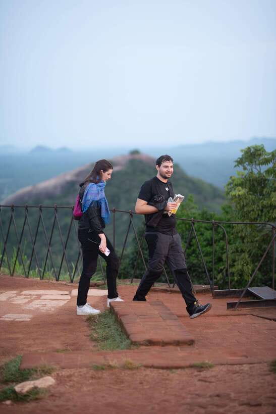 From Bentota: Sigiriya and Dambulla Day Trip and Safari - Reaching Sigiriya and climbing the Lion Rock