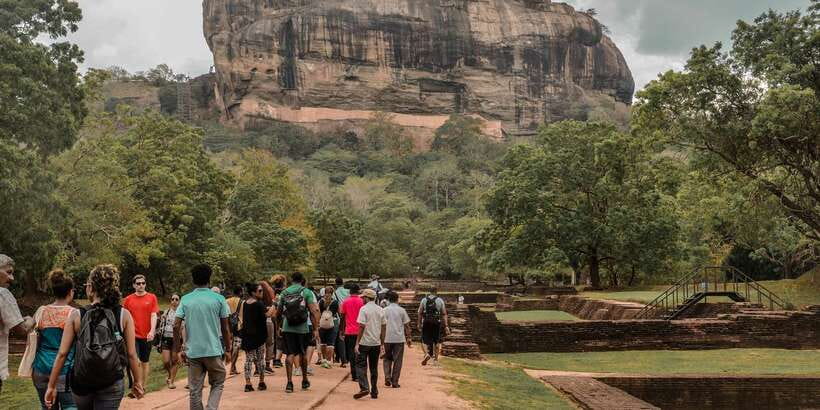 From Dambulla: Sigiriya Rock, Village, and Minneriya Tour - Reaching Sigiriya Rock Fortress in the morning