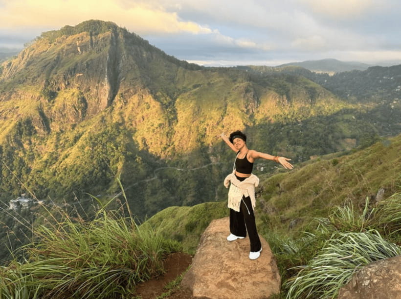 From Ella : Sunrise Hike to Little Adams Peak - Reaching Little Adam’s Peak for first light
