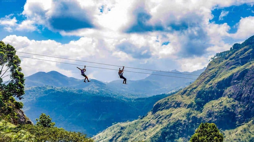 From Galle/Hikkaduwa/Mirissa: Day Trip to Experience Ella - Flying Ravana Mega Zipline