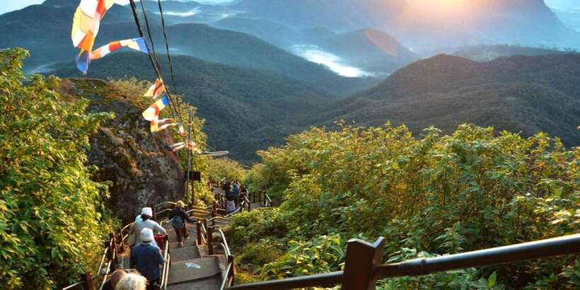 From Kandy: Adams Peak Guided hike via Peak Wilderness - 07:30, descending by the Murray Estate route