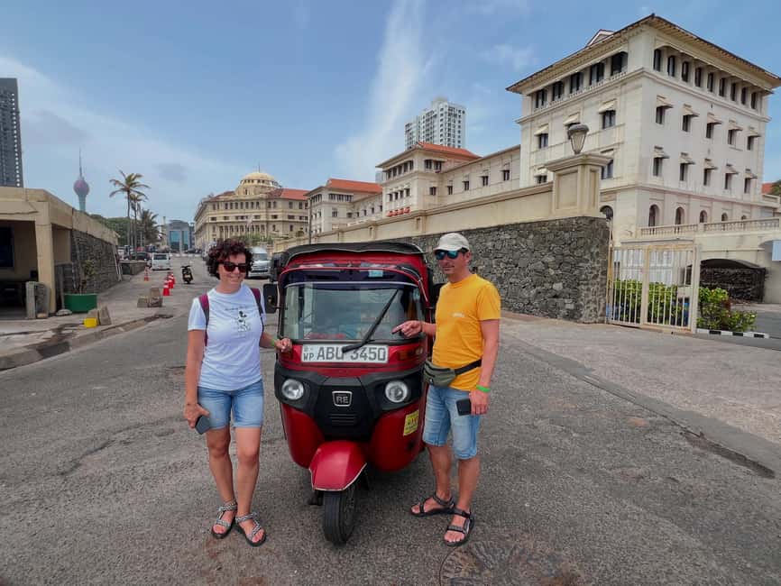 From Negombo: Colombo City Tour by Tuk Tuk with Hotel Pickup - Tea tasting, street food, and local flavor