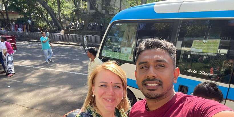 Kandy City Tours by Tuk Tuk - Hilltop views at the White Buddha and Nelligala