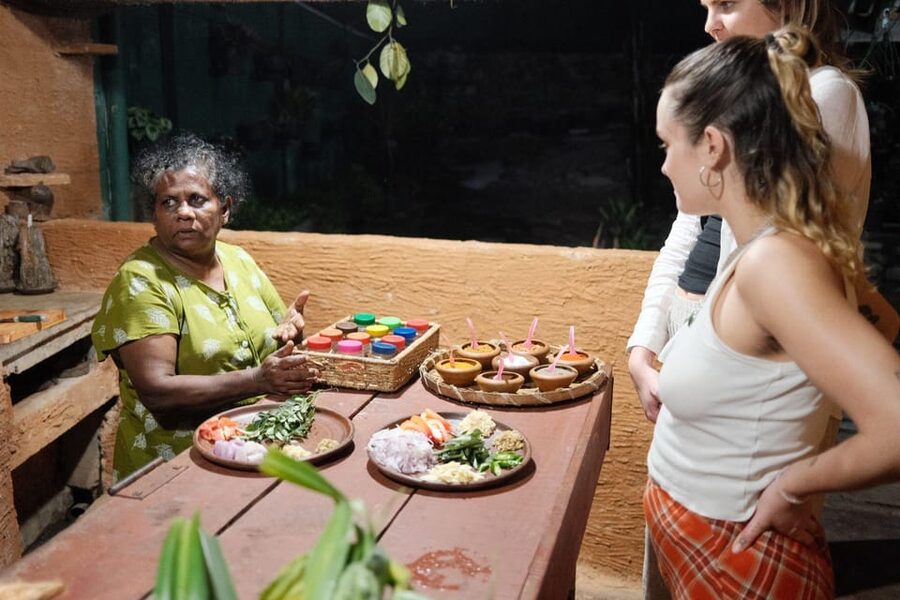Kandy Cooking Class with Granny - The meal at the end