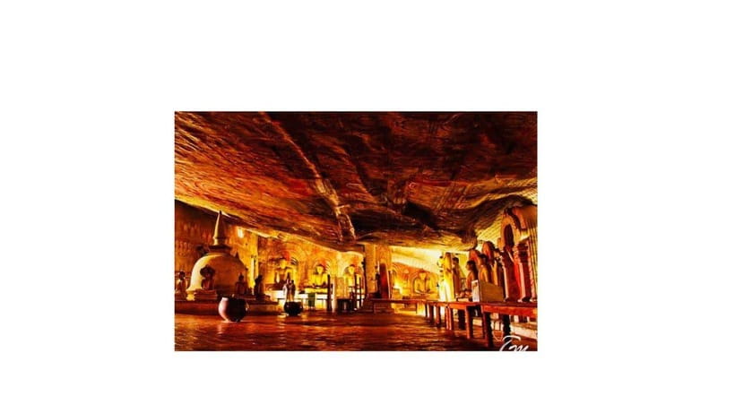 Kandy: Pinnawala Orphanage, Sigiriya, Dambulla, 2 Day Tour - Dambulla’s cave paintings reward attention