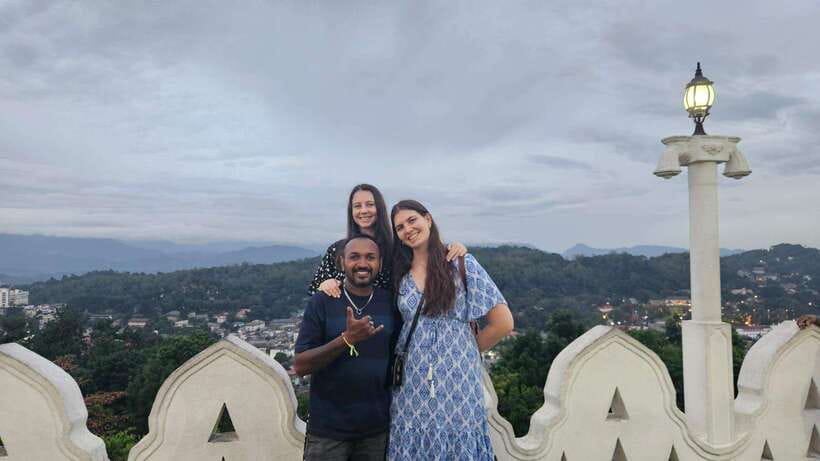 Kandy Private Guided City Tour by Tuk Tuk - Hilltop views at Bahirawakanda and Kandy View Point