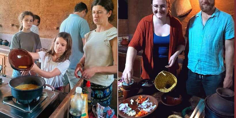 Kandy: Village Cooking Class 12 Dishes with Market Tour - Twelve dishes in an outdoor village kitchen