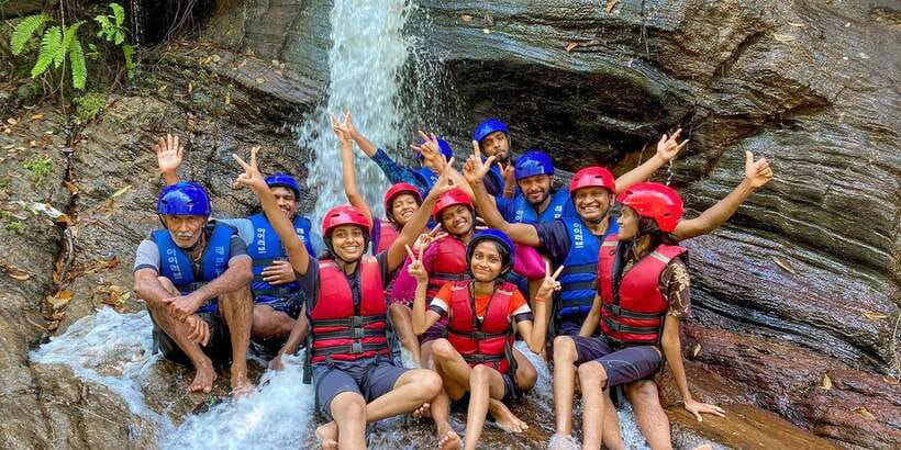 Kitulgala: Kataran Oya Canyoning Adventure - Rappelling down the waterfalls