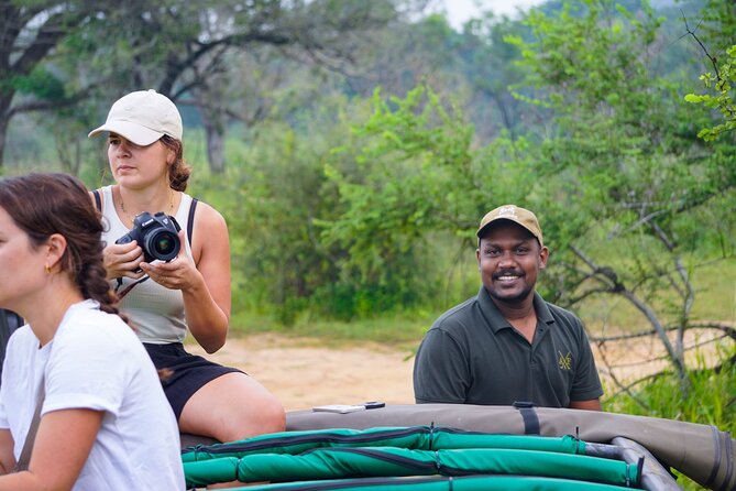 Minneriya National Park halfday Safari - Elephant sightings near the reservoir and river