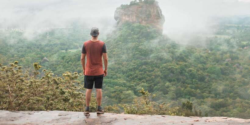 Pidurangala Rock: Sunrise/Sunset Picnic Hike - The uphill walk and ancient meditation caves