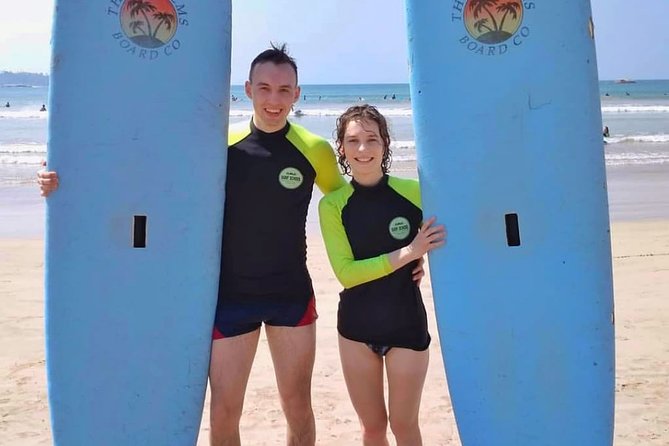 PRIVATE Surf lesson for Beginners Couple - Key points at a glance