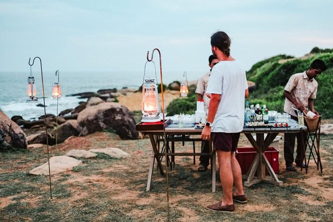 Private Yala Safari Day Trip & Exclusive Beach BBQ Dinner - Leaving the park for Palatupana at sunset