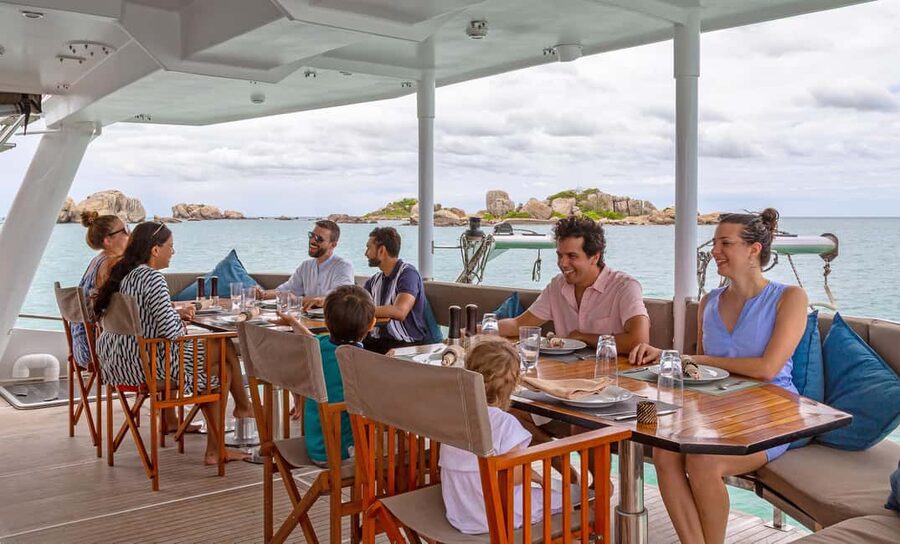 Sail Lanka Charter - Whale Watching Cruise In Mirissa - Swimming and Stand-Up Paddleboarding Near the Yacht