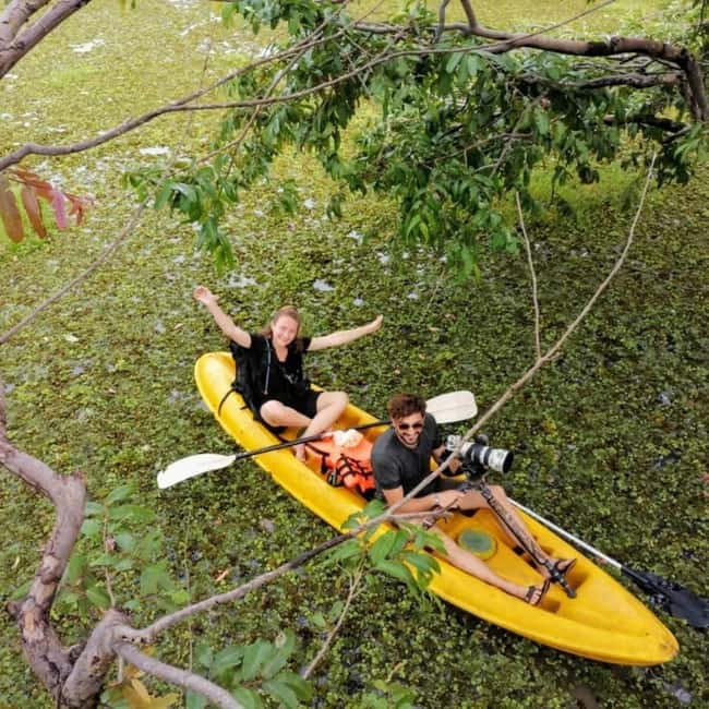 Sigiriya: Sunrise or Sunset Kayaking Tour - Arriving at Thalkote Lake from Sigiriya