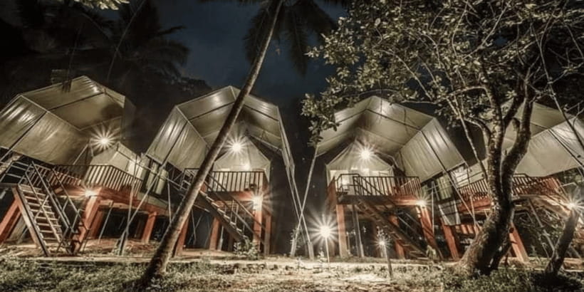 Sinharaja Forest Reserve Glamping with BBQ Night - Arrival with a welcome drink and site tour