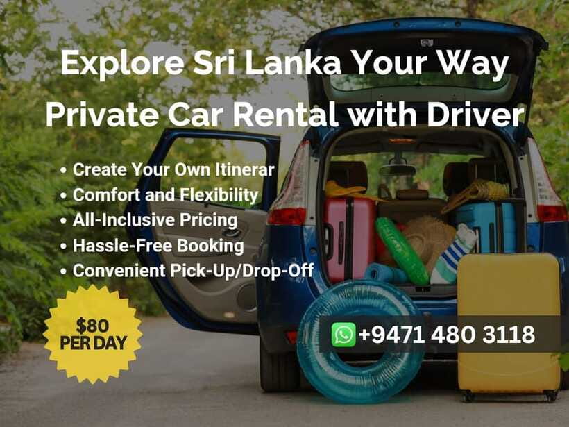 Sri Lanka Car Rental with Driver - 3 Days Minimum, 180km/Day - My verdict: book it if you want freedom with local help