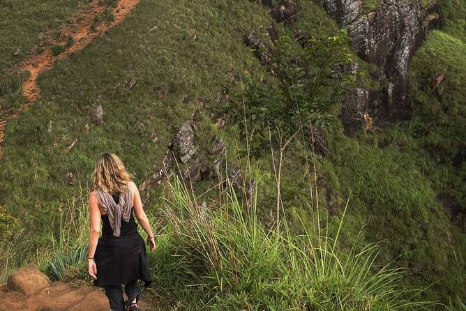 Sri Lanka Ella Private Day Tour Nine Arch & Elephant transit home - The uphill walk to Little Adam’s Peak at 1,141 meters