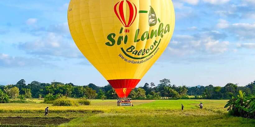 Sri Lanka: Hot Air Balloon ride - One hour over forests, villages, and temples