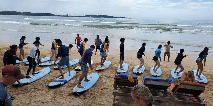 Surf & Stay – Private Surf Lesson Experience in Weligama - Weligama Bay is a sensible place to learn