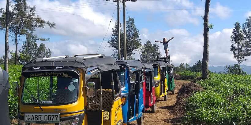 Tuk-Tuk Safari Liptons seat,Tea Fields Hike,TeaFactory Tour - The guide can make or break the seven hours