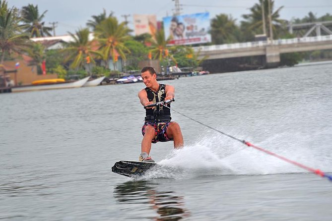Wake Boarding in Bentota - The tow across the water